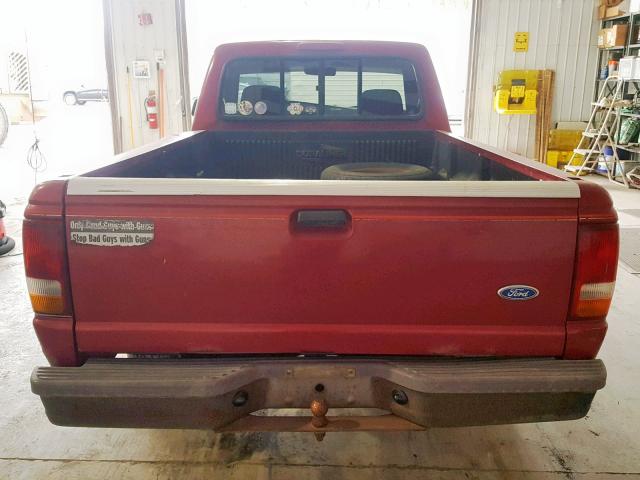 1FTCR10A1STA34189 - 1995 FORD RANGER MAROON photo 6