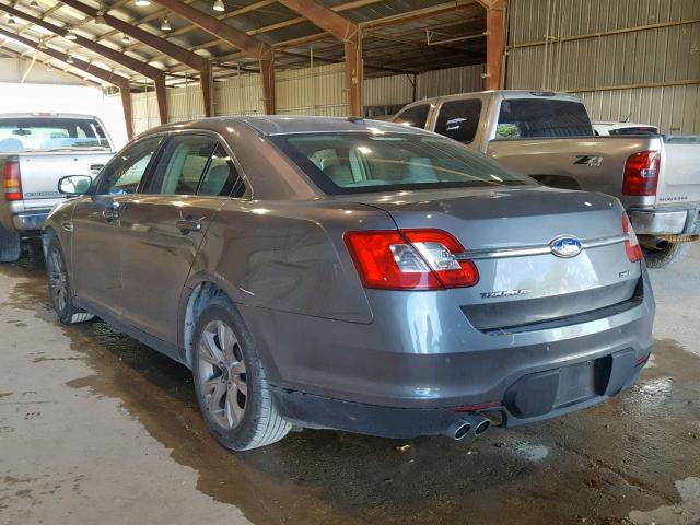 1FAHP2EW9CG137558 - 2012 FORD TAURUS SEL GRAY photo 3