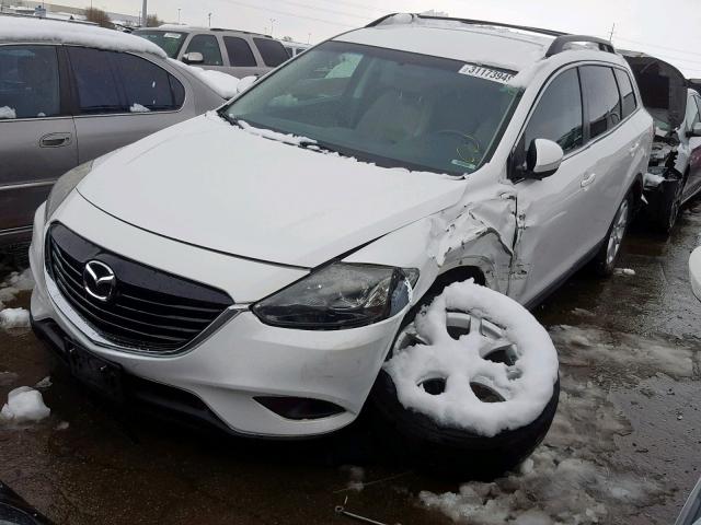 JM3TB3BA6D0402276 - 2013 MAZDA CX-9 SPORT WHITE photo 2