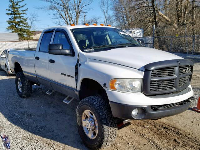 3D7LS38C55G777757 - 2005 DODGE RAM 3500 S WHITE photo 1