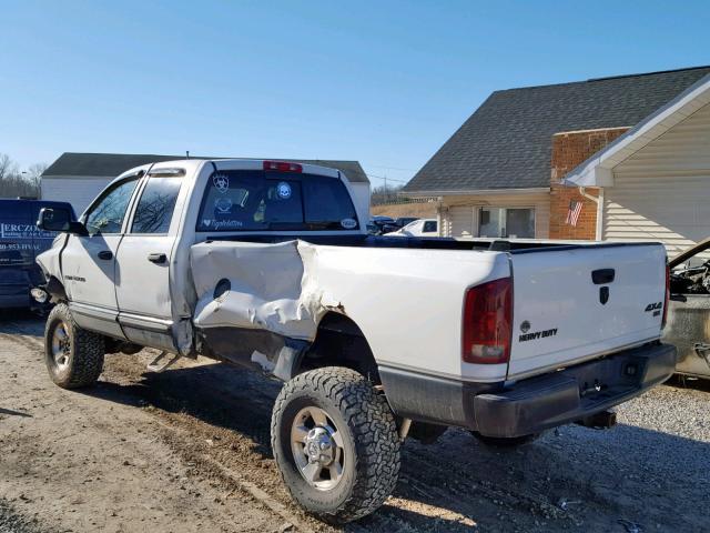 3D7LS38C55G777757 - 2005 DODGE RAM 3500 S WHITE photo 3