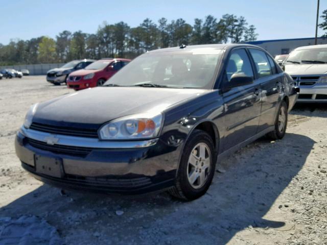1G1ZT52855F143196 - 2005 CHEVROLET MALIBU LS BLACK photo 2
