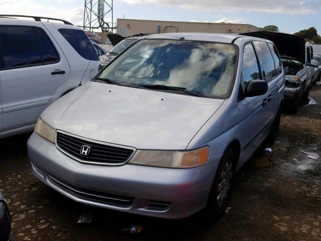 2HKRL185X1H509313 - 2001 HONDA ODYSSEY LX SILVER photo 2