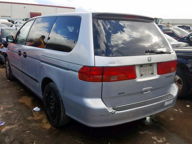 2HKRL185X1H509313 - 2001 HONDA ODYSSEY LX SILVER photo 3