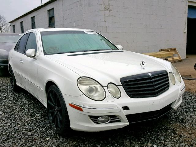 WDBUF72X77B046084 - 2007 MERCEDES-BENZ E 550 WHITE photo 1