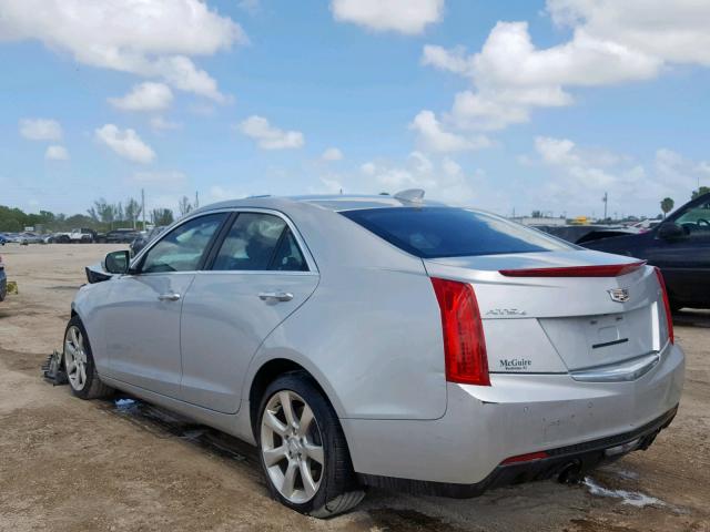 1G6AH5RX8G0192999 - 2016 CADILLAC ATS LUXURY SILVER photo 3