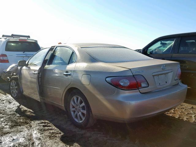 JTHBF30G435039007 - 2003 LEXUS ES 300 TAN photo 3