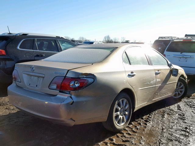 JTHBF30G435039007 - 2003 LEXUS ES 300 TAN photo 4