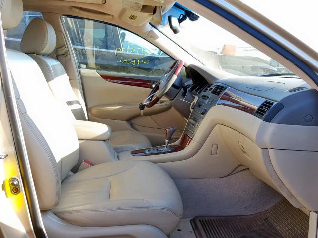 JTHBF30G435039007 - 2003 LEXUS ES 300 TAN photo 5