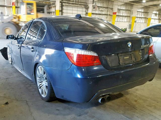 WBANW53518CT51113 - 2008 BMW 550 I BLACK photo 3