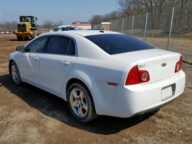 1G1ZG57B89F228323 - 2009 CHEVROLET MALIBU LS WHITE photo 3