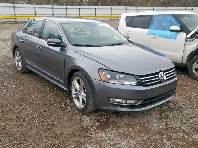 1VWBV7A34FC003855 - 2015 VOLKSWAGEN PASSAT SE CHARCOAL photo 1