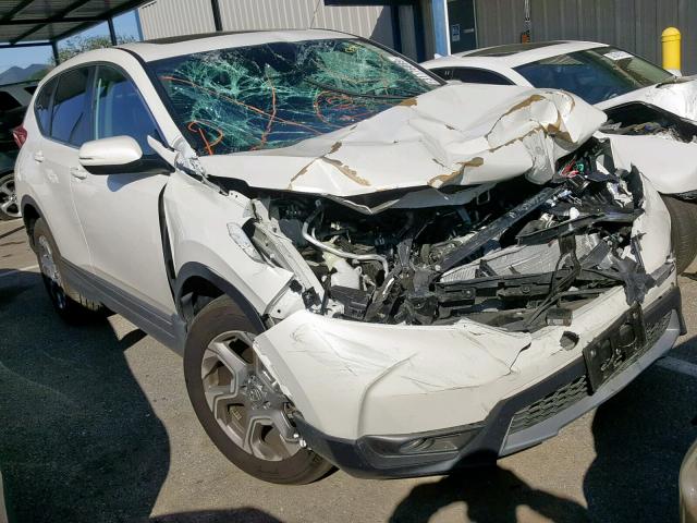 2HKRW2H83JH647489 - 2018 HONDA CR-V EXL WHITE photo 1