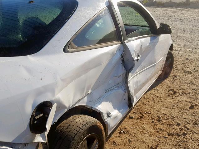 1G1AL15F677370751 - 2007 CHEVROLET COBALT LT WHITE photo 9