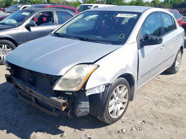 3N1AB6AP3BL615681 - 2011 NISSAN SENTRA 2.0 SILVER photo 2