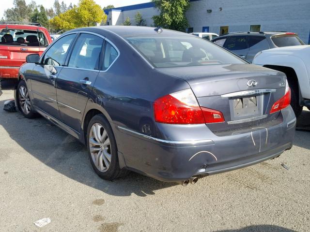 JNKCY01F29M850189 - 2009 INFINITI M35 BASE GRAY photo 3