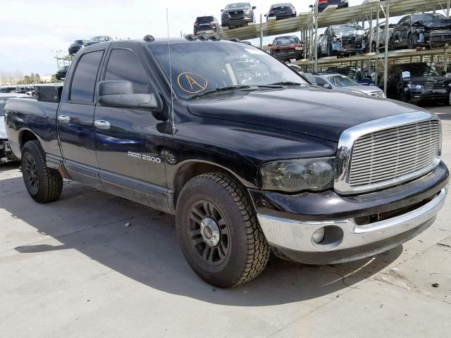 3D7KR28C65G742596 - 2005 DODGE RAM 2500 S BLACK photo 1