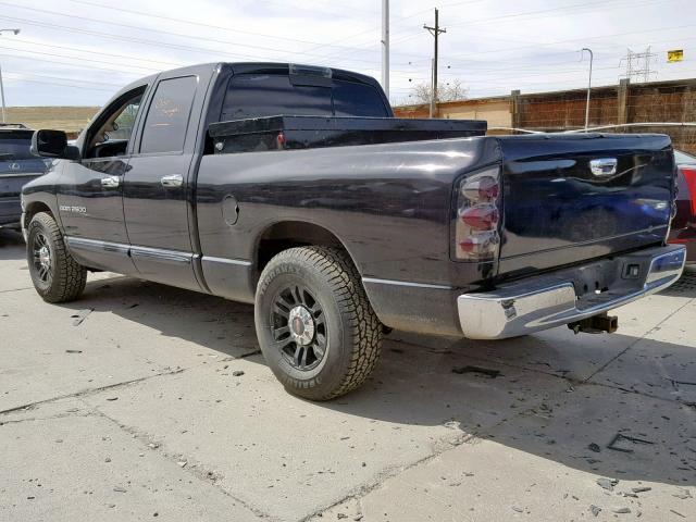 3D7KR28C65G742596 - 2005 DODGE RAM 2500 S BLACK photo 3