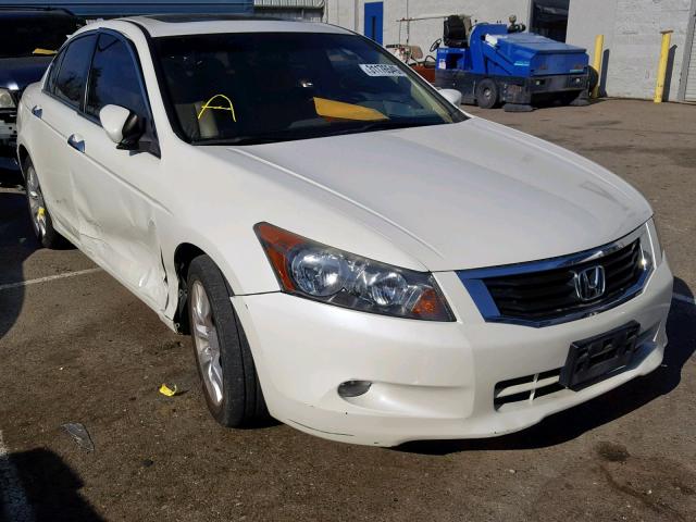 1HGCP368X9A023978 - 2009 HONDA ACCORD EXL WHITE photo 1