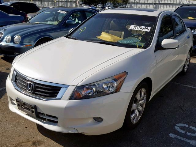 1HGCP368X9A023978 - 2009 HONDA ACCORD EXL WHITE photo 2