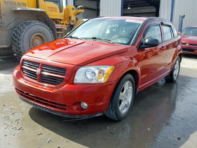 1B3HB48A59D184599 - 2009 DODGE CALIBER SX RED photo 2