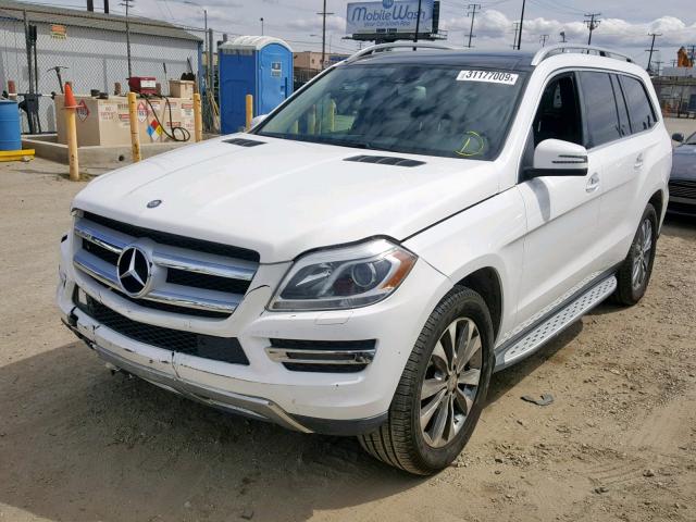 4JGDF6EE0GA625442 - 2016 MERCEDES-BENZ GL 450 4MA WHITE photo 2