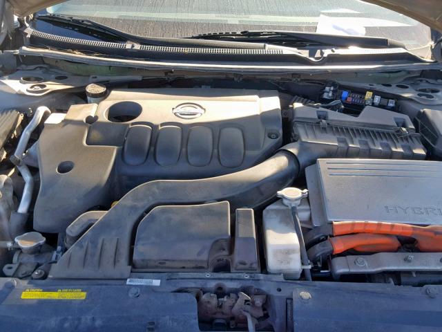 1N4CL21EX8C173003 - 2008 NISSAN ALTIMA HYB GRAY photo 7