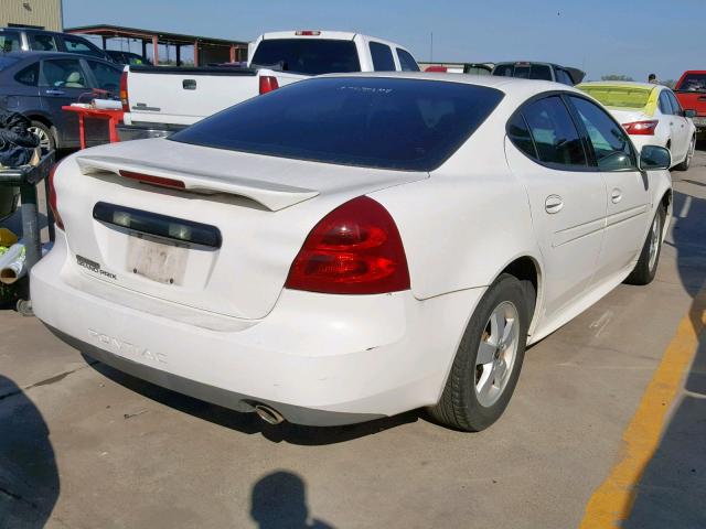 2G2WP552761106217 - 2006 PONTIAC GRAND PRIX WHITE photo 4