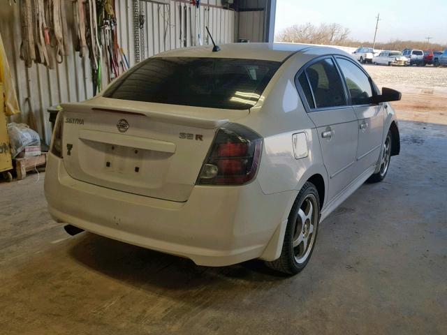 3N1BB6APXAL600274 - 2010 NISSAN SENTRA SE- WHITE photo 4