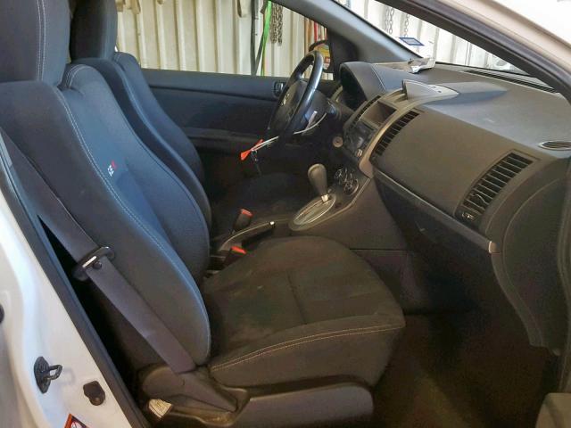 3N1BB6APXAL600274 - 2010 NISSAN SENTRA SE- WHITE photo 5