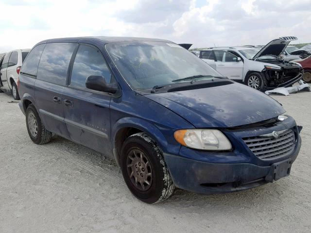 1C4GJ25B31B277796 - 2001 CHRYSLER VOYAGER BLUE photo 1