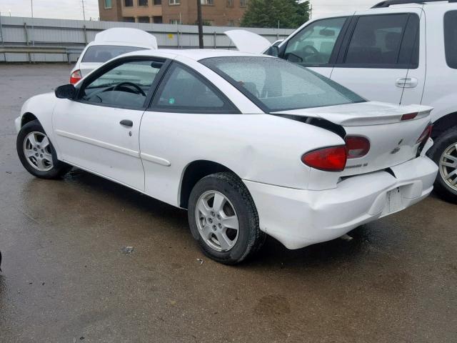 1G1JS124327333302 - 2002 CHEVROLET CAVALIER L WHITE photo 3