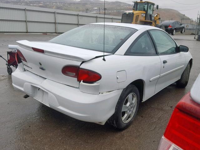 1G1JS124327333302 - 2002 CHEVROLET CAVALIER L WHITE photo 4