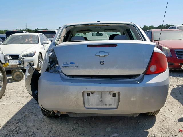 1G1AL58F687179674 - 2008 CHEVROLET COBALT LT SILVER photo 9