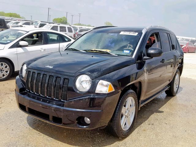 1J8FT47W57D219177 - 2007 JEEP COMPASS BLACK photo 2