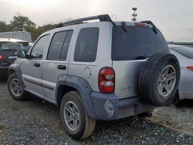 1J4GL38KX5W504521 - 2005 JEEP LIBERTY RE SILVER photo 3