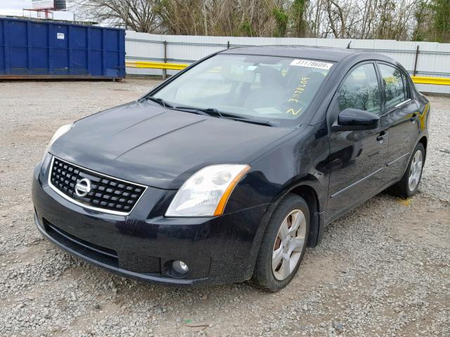 3N1AB61EX8L665646 - 2008 NISSAN SENTRA 2.0 BLACK photo 2