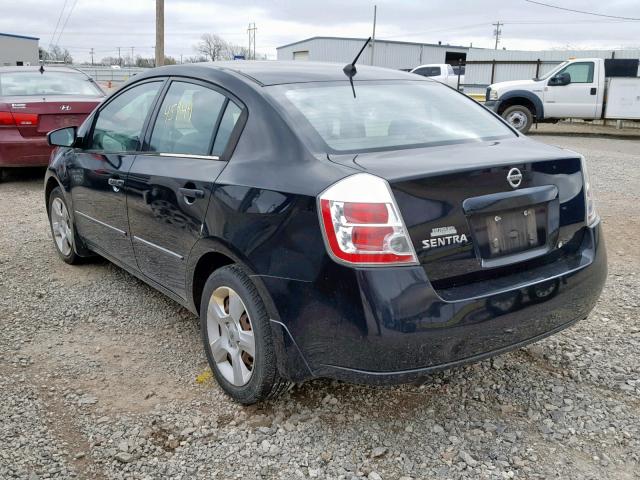 3N1AB61EX8L665646 - 2008 NISSAN SENTRA 2.0 BLACK photo 3