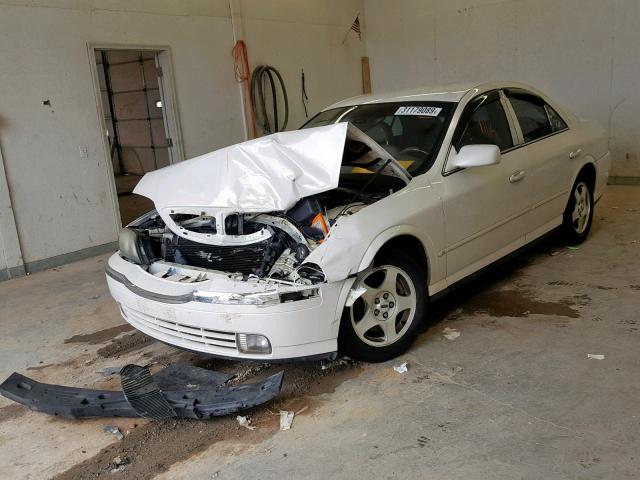 1LNHM86S9YY917090 - 2000 LINCOLN LS WHITE photo 2