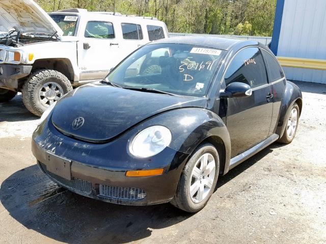 3VWPW31C67M507691 - 2007 VOLKSWAGEN NEW BEETLE შავი ფოტო 2