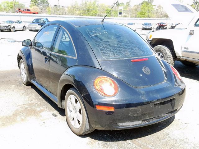 3VWPW31C67M507691 - 2007 VOLKSWAGEN NEW BEETLE შავი ფოტო 3