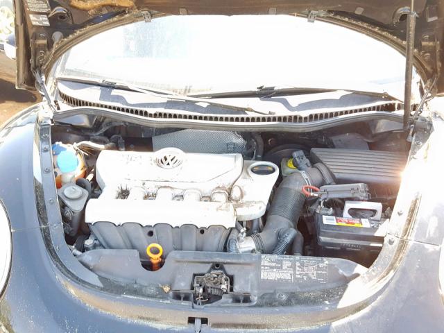 3VWPW31C67M507691 - 2007 VOLKSWAGEN NEW BEETLE შავი ფოტო 7