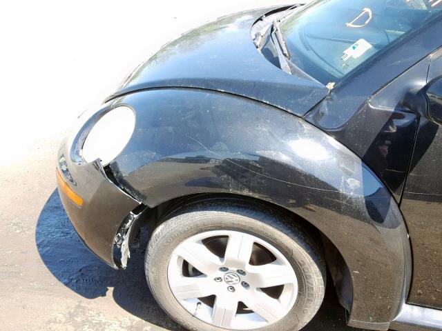 3VWPW31C67M507691 - 2007 VOLKSWAGEN NEW BEETLE შავი ფოტო 9