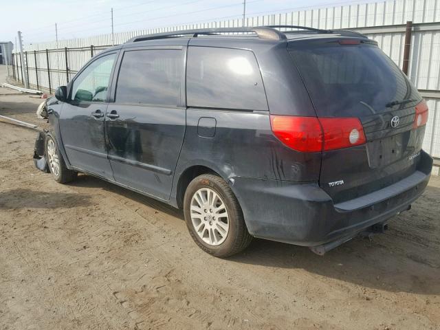 5TDZK22C98S180642 - 2008 TOYOTA SIENNA XLE BLACK photo 3