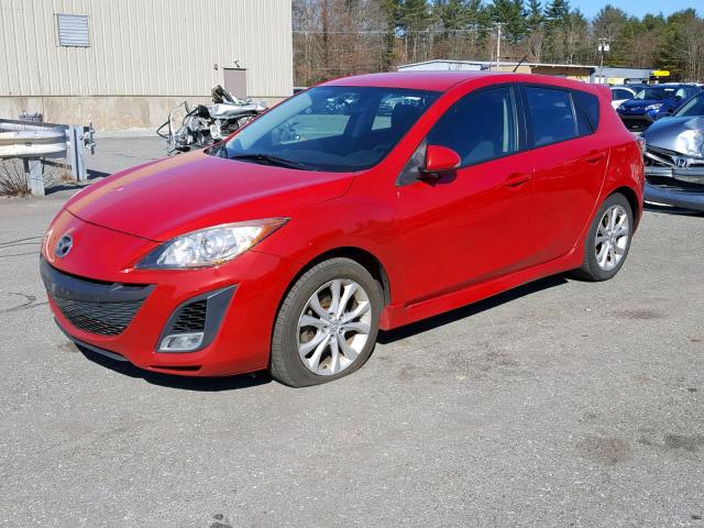 JM1BL1H64A1190234 - 2010 MAZDA 3 S RED photo 2