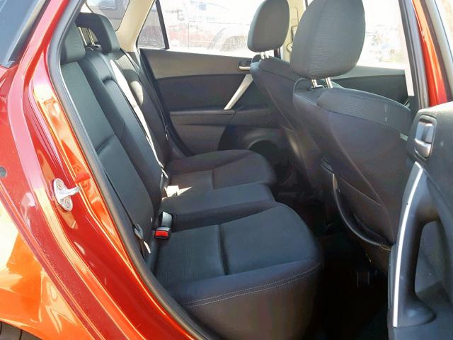 JM1BL1H64A1190234 - 2010 MAZDA 3 S RED photo 6