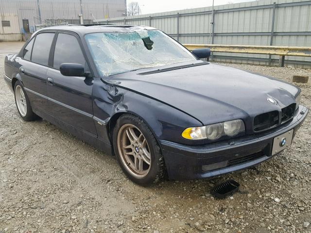 WBAGG83411DN86500 - 2001 BMW 740 I AUTO BLUE photo 1