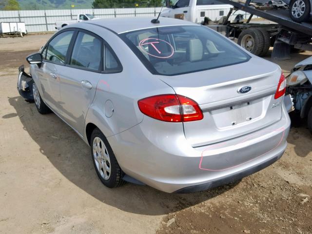 3FADP4AJ1CM187705 - 2012 FORD FIESTA S SILVER photo 3