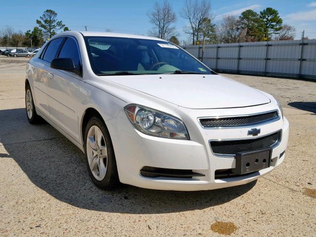 1G1ZA5EU6CF391632 - 2012 CHEVROLET MALIBU LS WHITE photo 1