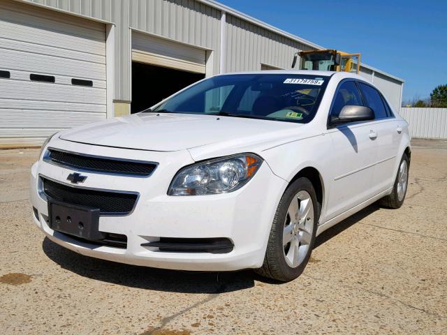 1G1ZA5EU6CF391632 - 2012 CHEVROLET MALIBU LS WHITE photo 2
